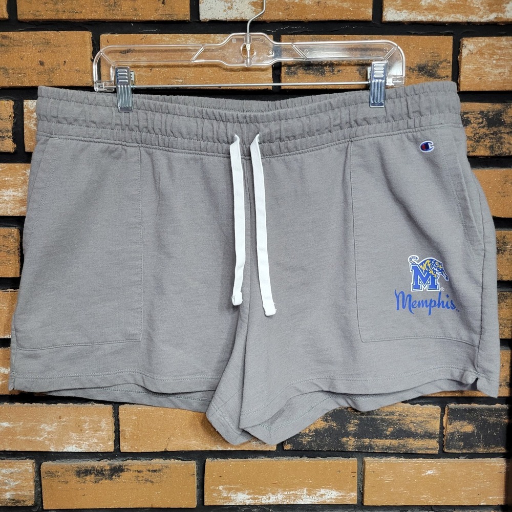 Champion Powerblend Memphis Tigers Women's Fleece Shorts Size XL‎